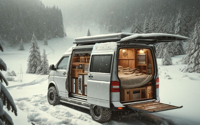 Lee más sobre el artículo Consideraciones de viajar en furgoneta en invierno